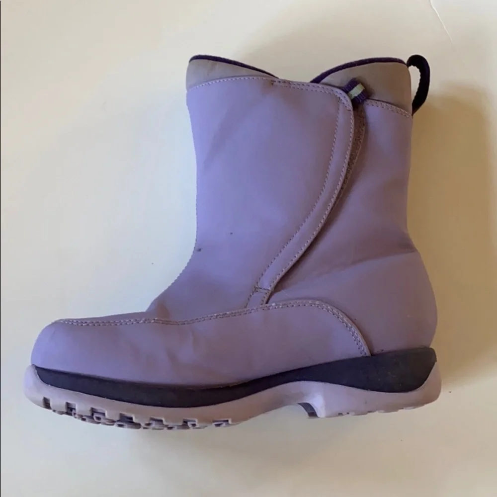 Lands End purple fleece